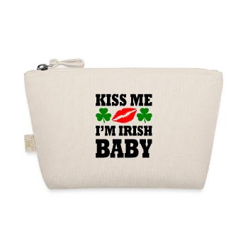 kiss me im irish baby - Bio-Täschchen - Natur - Vorne