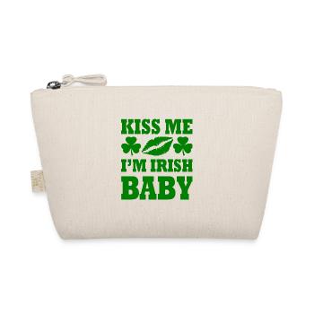 kiss me im irish baby - Bio-Täschchen - Natur - Vorne