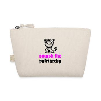 smash the patriarchy - Bio-Täschchen - Natur - Vorne