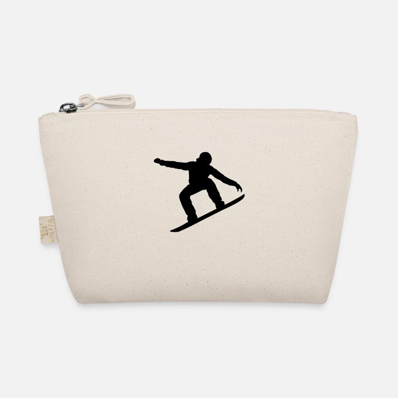 Snowboarder, Snowboarding, Snowboard Organic Pouch