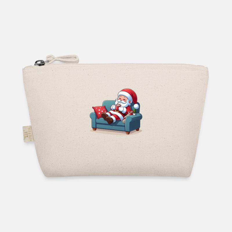 Père Noël cool avec des lunettes de soleil Trousse biologique