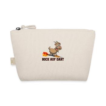 Bock auf Dart Dartspieler Dartpfeil Dartscheibe - Bio-Täschchen - Natur - Vorne