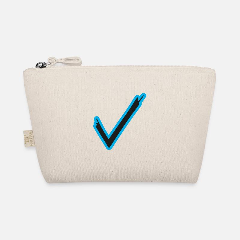 Hook check mark symbols Organic Pouch