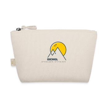 Minimalistisches Ischgl-Logo - Bio-Täschchen - Natur - Vorne