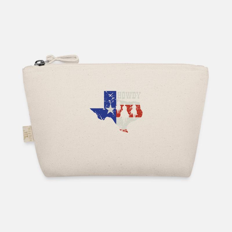 HOWDY Cowboy Texas - Bio-Täschchen - Natur