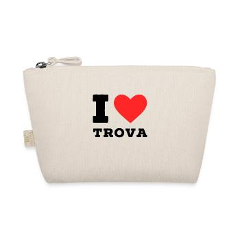 Ich liebe Trova - Bio-Täschchen - Natur - Vorne