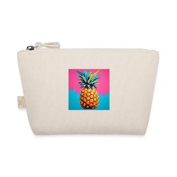 Ananas POP ART - Trousse biologique - nature - Devant