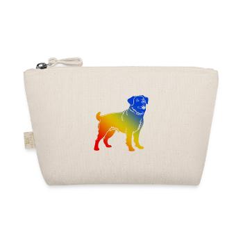 Corgi Hund Bunt - Bio-Täschchen - Natur - Vorne