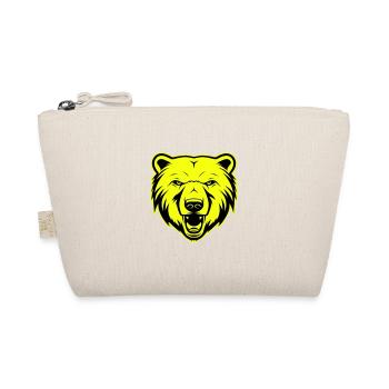 Polar Bear Head Portrait Animal Polar Bear Symbol - Organic Pouch - nature - Front