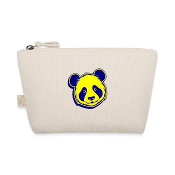 Panda Head - Organic Pouch - nature - Front