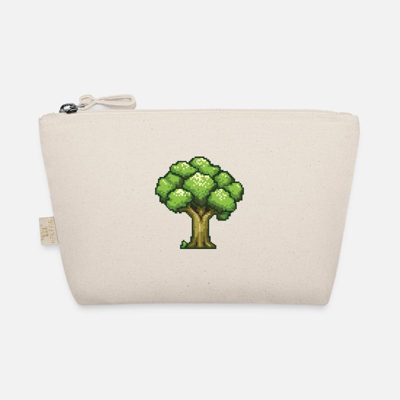 Broccoli Pixel Icon Organic Pouch