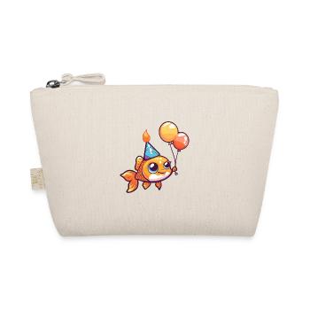 Poisson rouge anniversaire bébé - Trousse biologique - nature - Devant