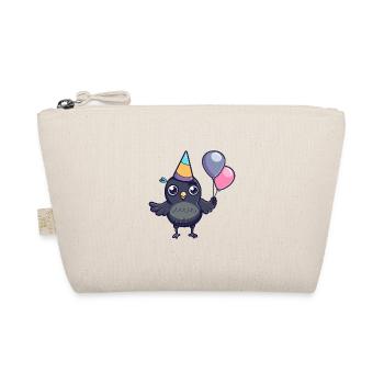 Corbeau Corbeau Anniversaire Bébé - Trousse biologique - nature - Devant