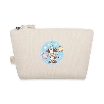 Cow Birthday Baby - Organic Pouch - nature - Front