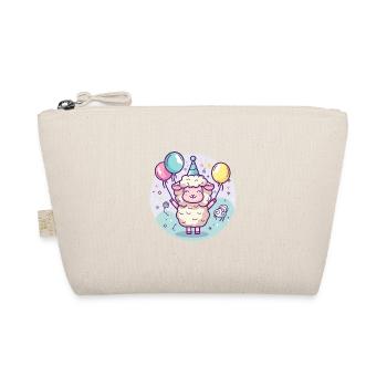 Sheep Birthday Baby - Organic Pouch - nature - Front
