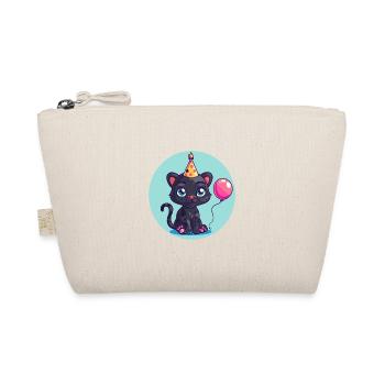 Panther Birthday Baby - Organic Pouch - nature - Front