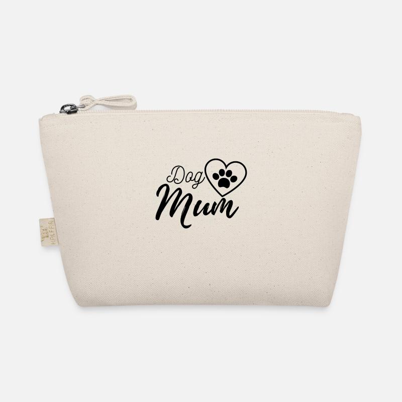 Dog Mum Herz-Pfote - Bio-Täschchen - Natur