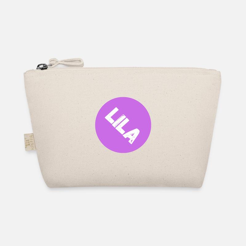 Lila - Setze ein Zeichen, für ein wenig Farbe! Bio-Täschchen