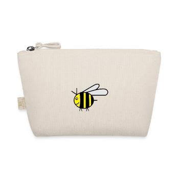 Gelbe fliegende Honigbiene Hummel - Geschenkidee - Bio-Täschchen - Natur - Vorne