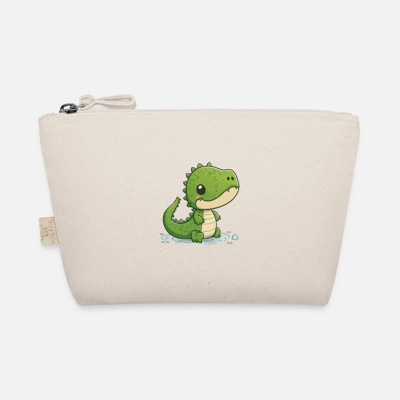 small crocodile Organic Pouch