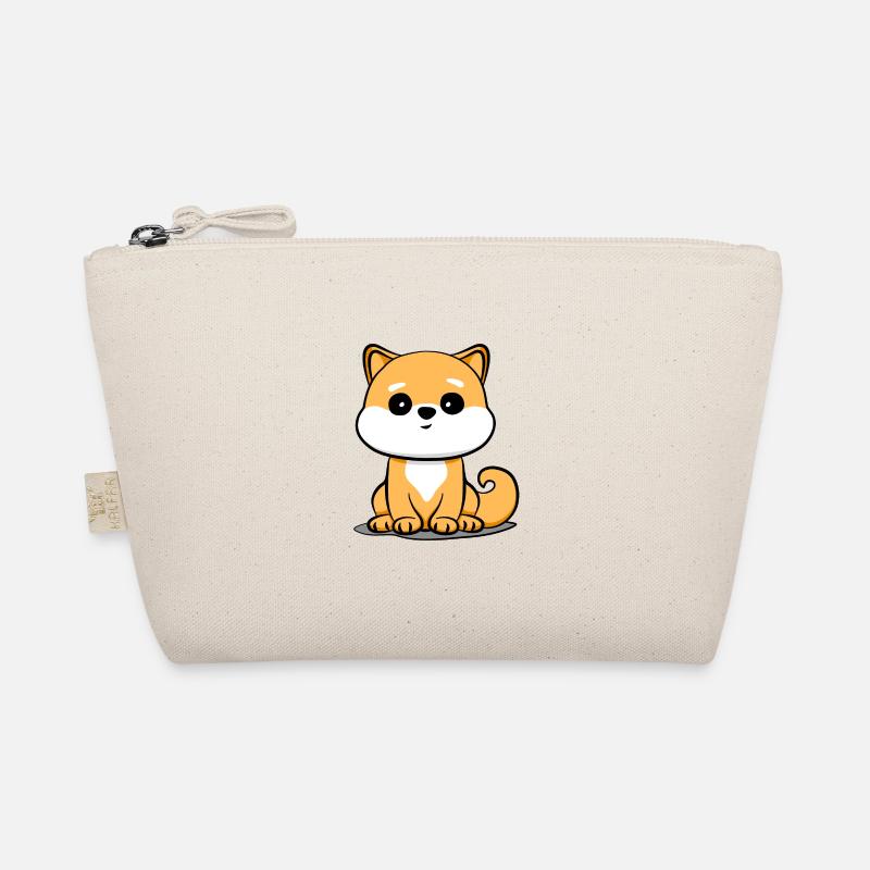 Chien Chibi mignon | Thème de chien de dessin animé mignon Trousse biologique