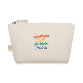 Copenhagen – Oslo – Stockholm – Helsinki - Organic Pouch - nature - Front