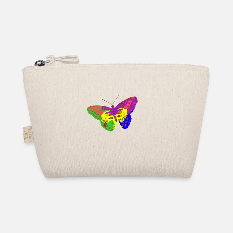 Regenbogen-Schmetterling Bio-Täschchen