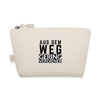 Aus dem Weg Geringverdiener - Bio-Täschchen - Natur - Vorne