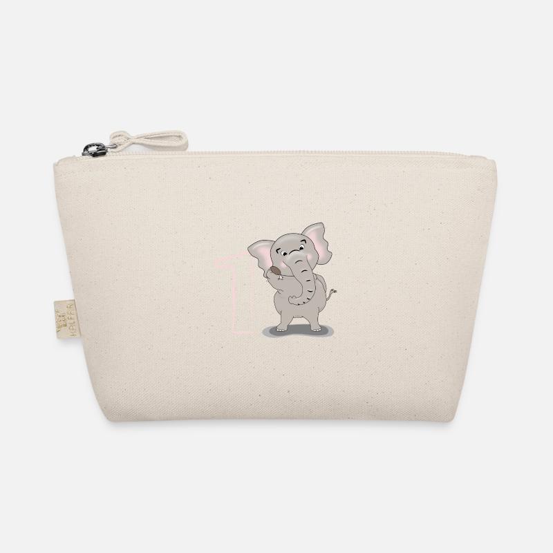 Big Elephant - 1st Birthday Organic Pouch