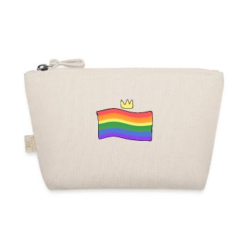drapeau lgbt arc-en-ciel couronne amour - Trousse biologique - nature - Devant