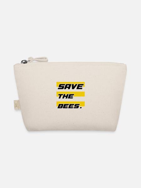 Save the bees - Organic Pouch - nature - Front