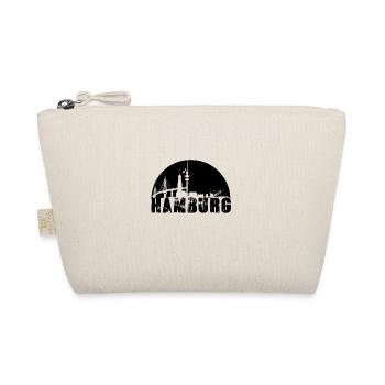 hamburger, skyline, hambourg, silhouette, noir - Trousse biologique - nature - Devant