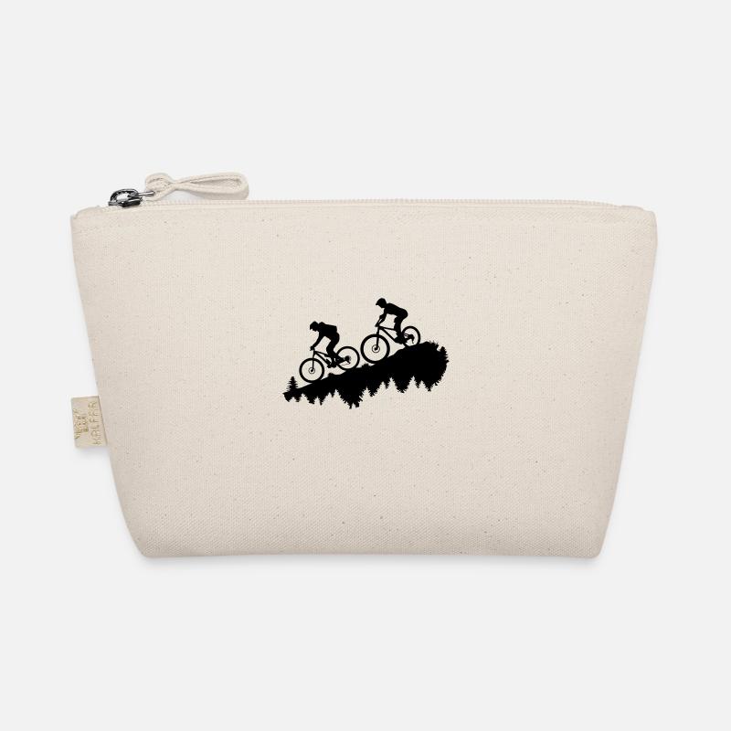 Mountain biking, mountain biking - Organic Pouch - nature