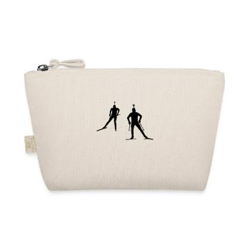 Biathlon, Biathlete, Cross-country skiing, Cross-country skiing - Organic Pouch - nature - Front