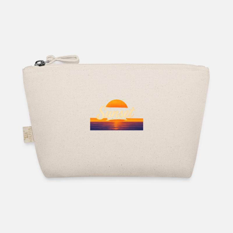 Design rétro vintage Sunset pour les fans d’été Trousse biologique