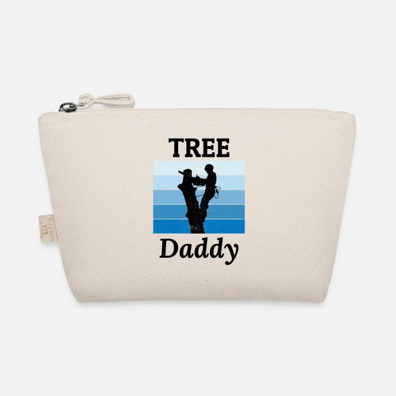 Arborist Dad Tree Climber Arboriculture Blue Sky Organic Pouch