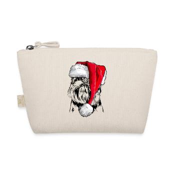 Santa BELGIAN DWARF HANDLE Christmas Wilsigns - Organic Pouch - nature - Front