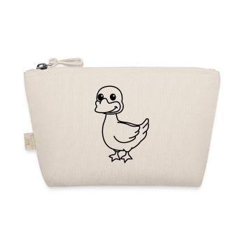 Goose Comic Animal - Organic Pouch - nature - Front