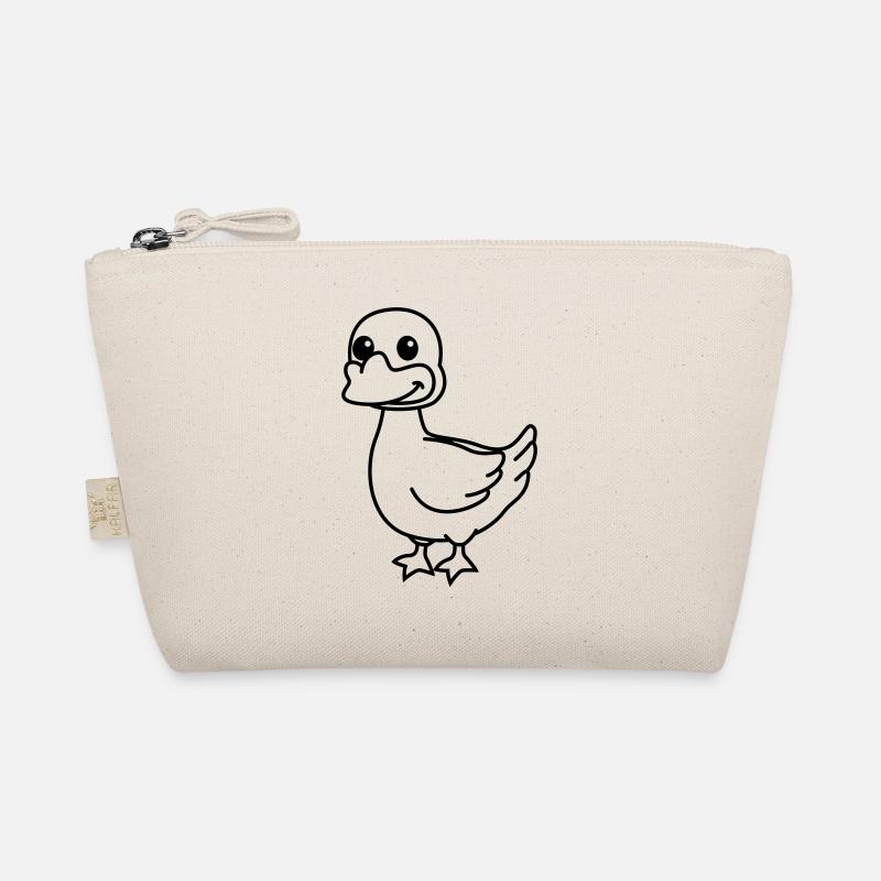 Gans Comic Tier Bio-Täschchen