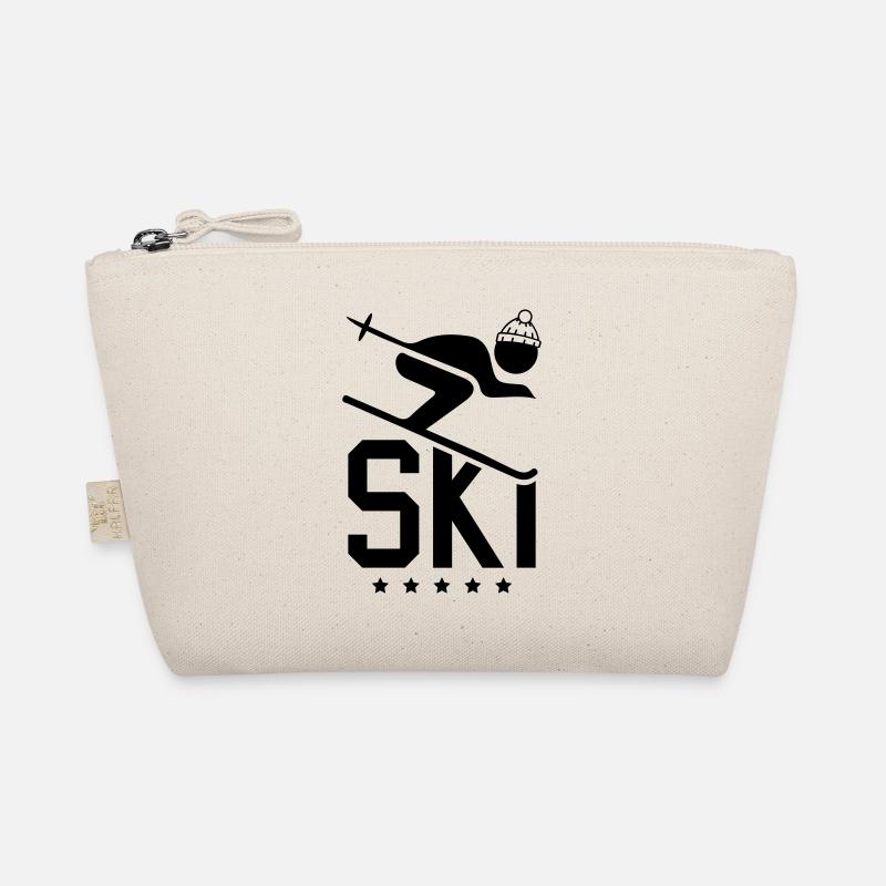 ski sport - Bio-Täschchen - Natur