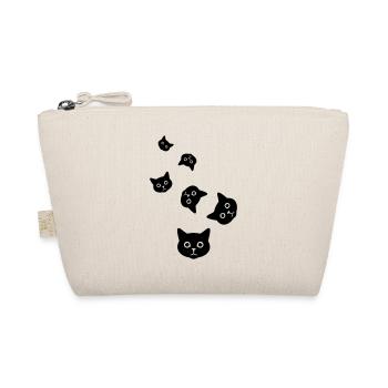 Katze Kopf - Bio-Täschchen - Natur - Vorne