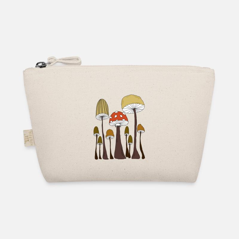 Mushrooms - Bio-Täschchen - Natur