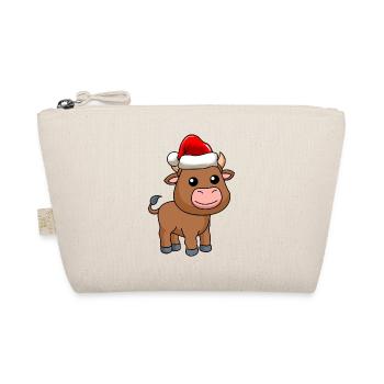 Taureau Comic Christmas - Trousse biologique - nature - Devant