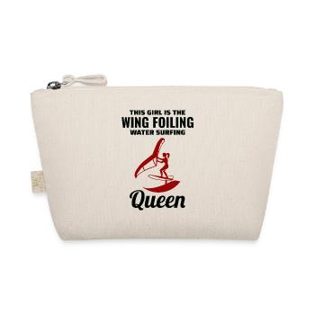 Wing Foiling Hydrofoil Surfing Surf Water Sport - Organic Pouch - nature - Front