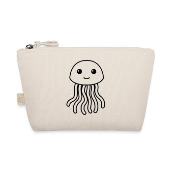 Jellyfish Comic Animal - Organic Pouch - nature - Front