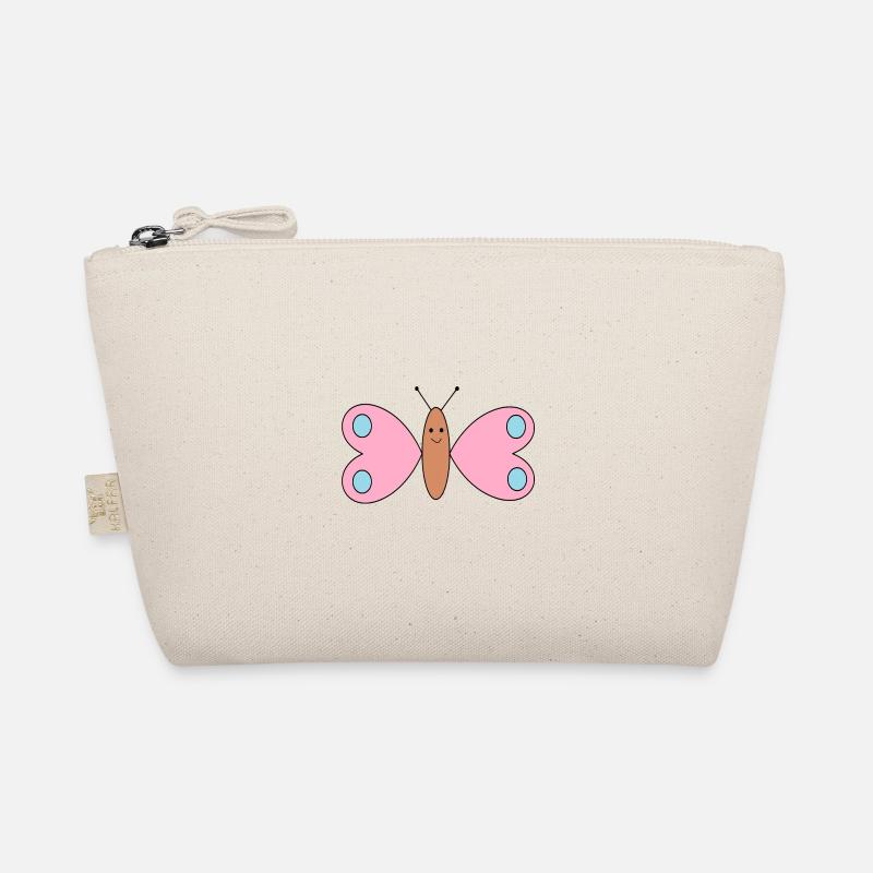 Mignon papillon rose/bleu - idée cadeau Trousse biologique