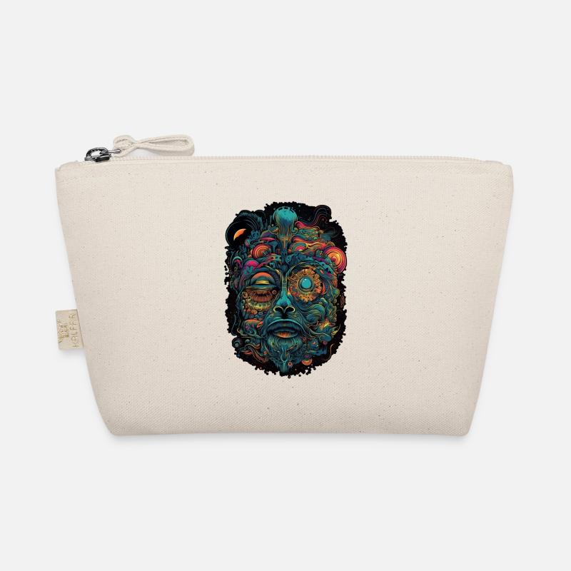 Trippy Explosion - Psychedelic Motif Organic Pouch