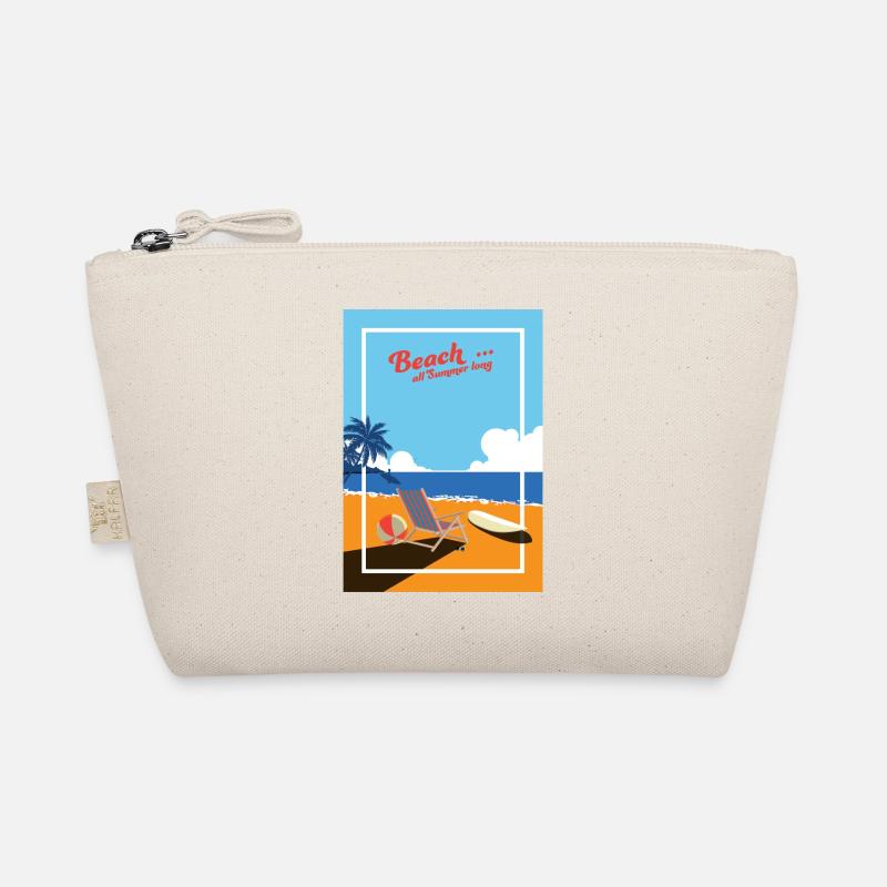 Beach ... all Summer long - Sommer, Sonne, Strand Bio-Täschchen