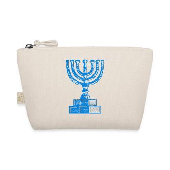 Menorah le chandelier à sept branches, judaïsme d’Israël - Trousse biologique - nature - Devant