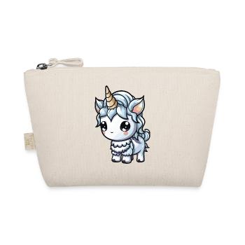 Unicorn Winter Animal Baby Comic - Organic Pouch - nature - Front